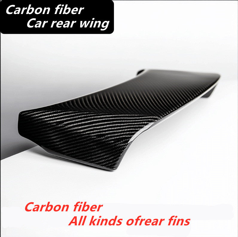 Carbon fiber car rear wing